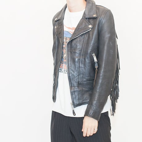Fringe Leather Jacket