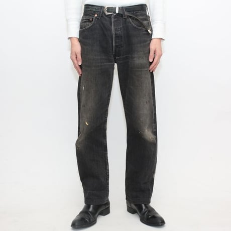Levi's 501 Black Denim Pants MADE IN UK