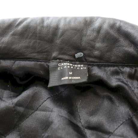 Black Leather Jacket Loose Silhouette