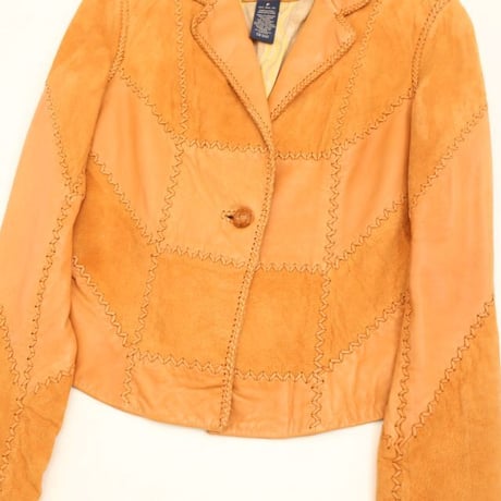 Patchwork Leather Jacket