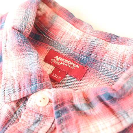 Ombre Checker Flannel Shirt