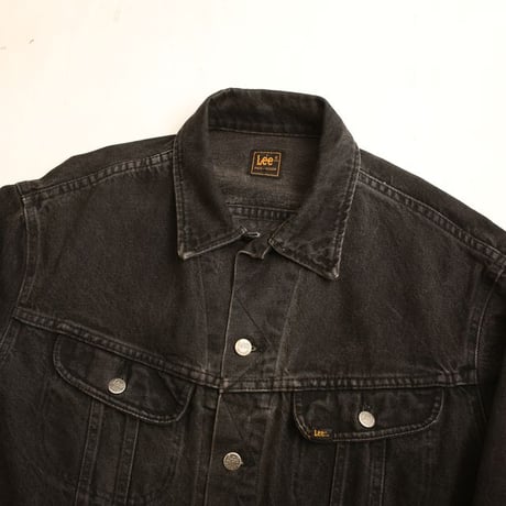 80-90s Lee 220 Black Denim Jacket