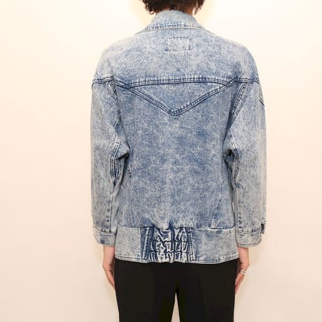 80's Stefano Sportswear Denim Riders Jacket