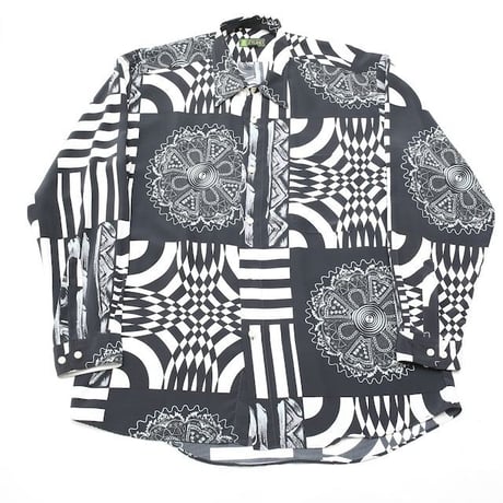 Geometric Pattern L/S Shirt
