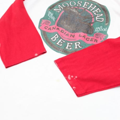 Beer Print Raglan Sleeves T-Shirt