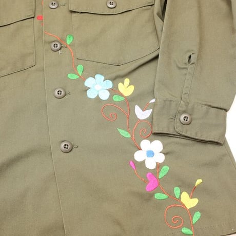 Embroidery Military L/S Shirt