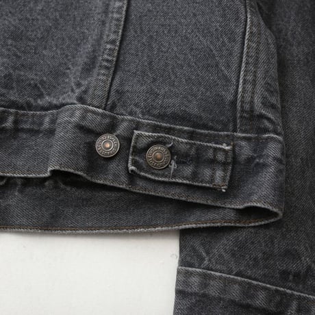 80's Levi's 70506-0259 Black Denim Jacket