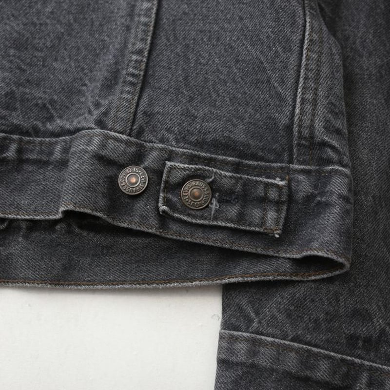 80's Levi's 70506-0259 Black Denim Jacket | Strato 80's Levi's 70506-0259 Black Denim Jacket | Strato