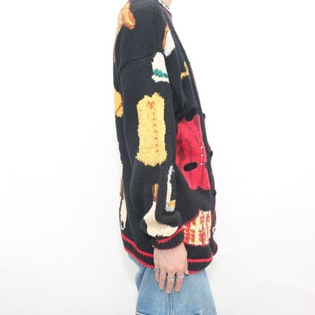 The Eagle's Eyes Hand Knitting Cardigan