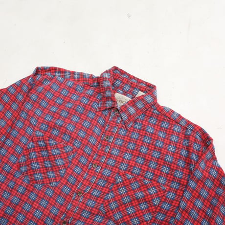 Plaid Print Flannel Shirt