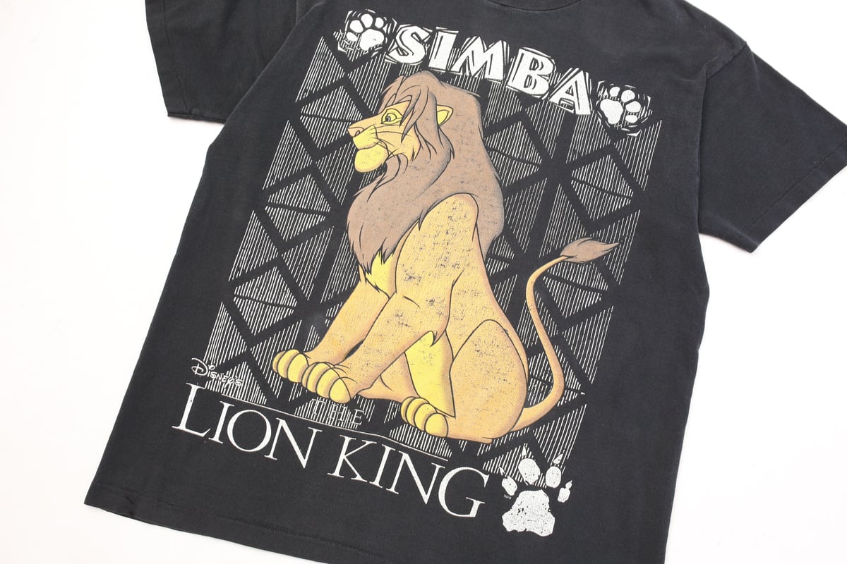90s ディズニー THE LION KING SIMBA Tシャツ 黒 美品 | ヤマダウェブコム