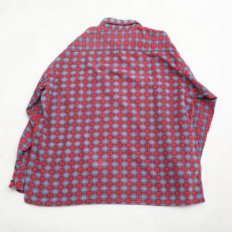 Plaid Print Flannel Shirt