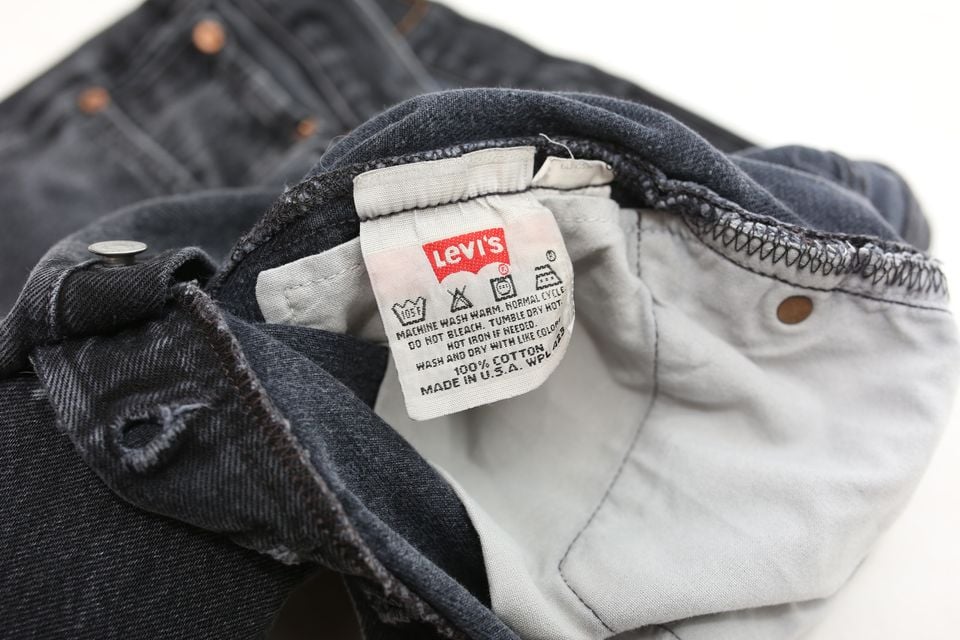90s Levi's 501 Black Denim Pants MADE IN USA |