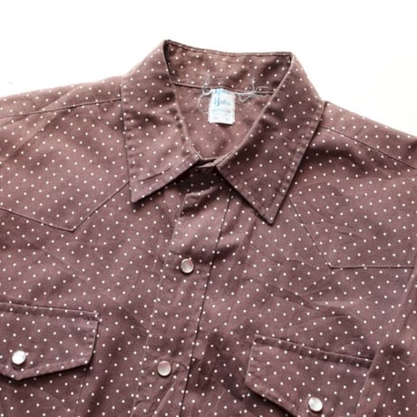 Dot Pattern Western Shirt