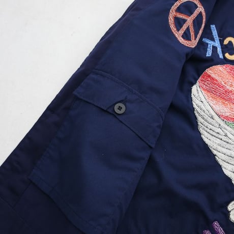 Embroidery Remake Euro Military Jacket