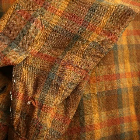 60s Pendleton Wool Plaid Loop Shirt