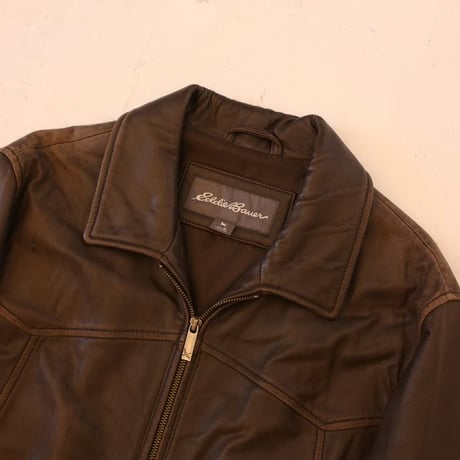 Eddie Bauer Brown Lambskin Jacket