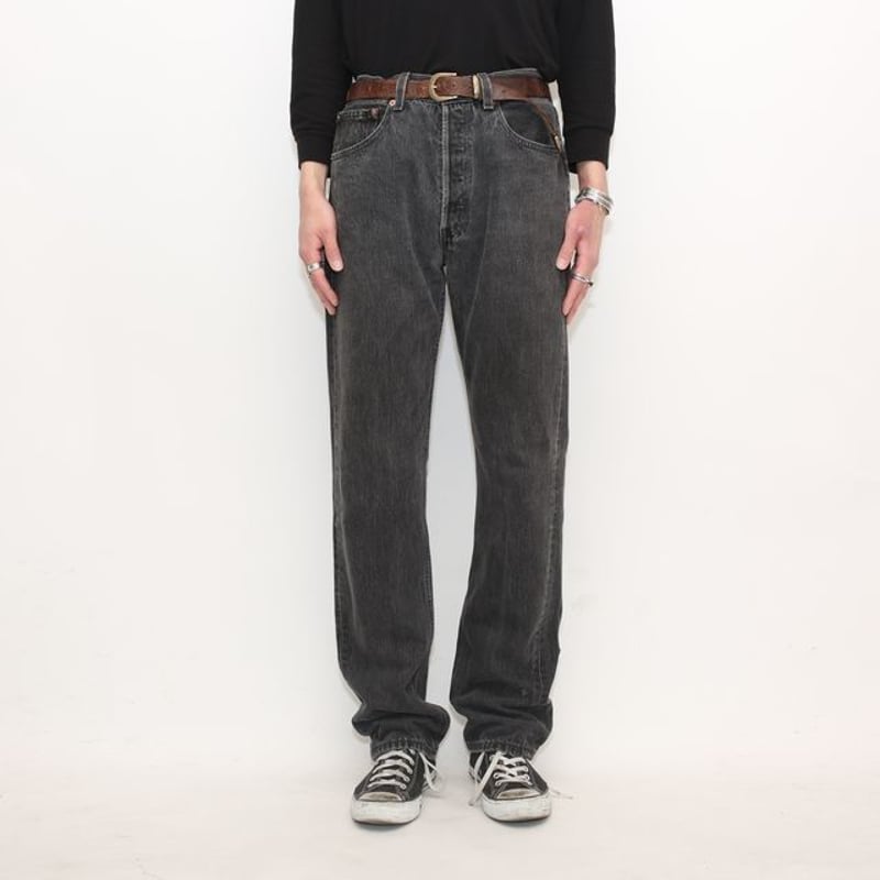 90s Levi's 501 Black Denim Pants MADE IN USA |