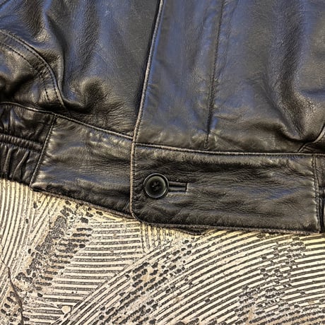 Flight Leather Jacket Black