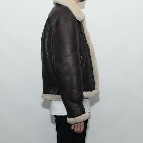 Vintage B-3 Mouton Leather Jacket