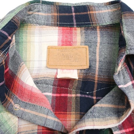 Levi's Ombre Plaid Western Shirt