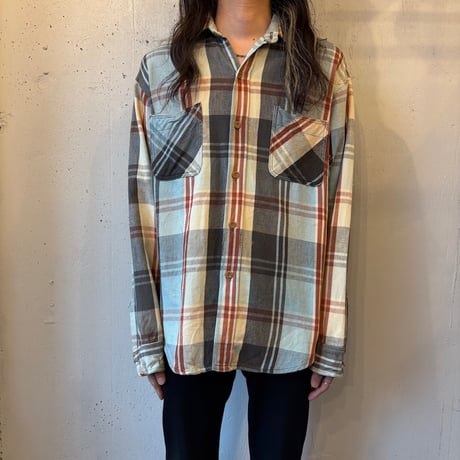 70s BIG MAC Cotton Heavy Flannel Shirt