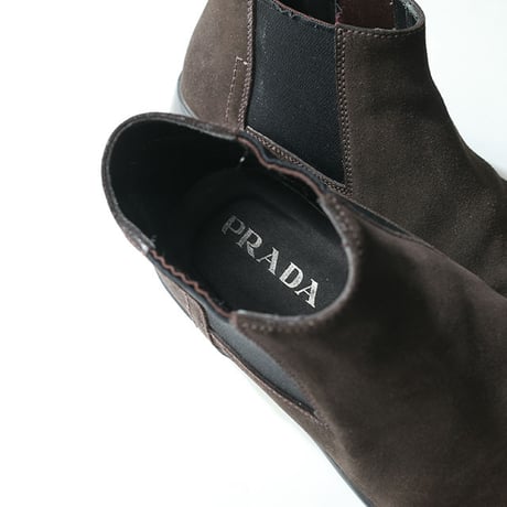 Prada Suede Side Gore Boots プラダ サイドゴアブーツ