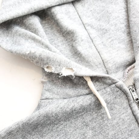 70-80s Discus Thermal Lined Full Zip Sweat Hoodie