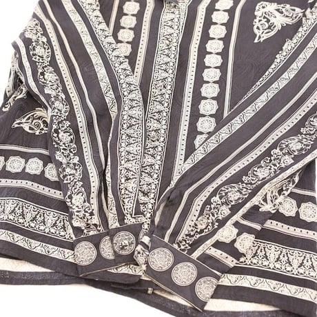 Open Collar Silk L/S Shirt