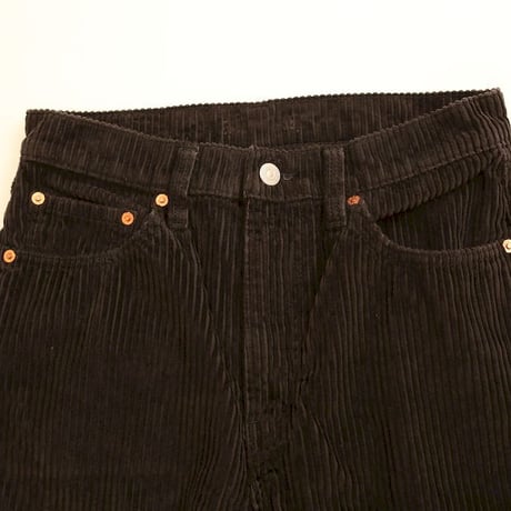 Levi's Black Corduroy Wide Flared Pants Big E