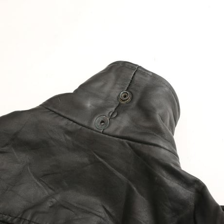 Ralph Lauren Flight Leather Jacket "All Black "