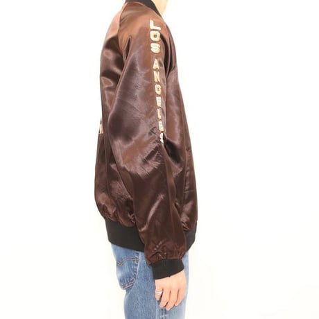 Embroidery Blouson Jacket Loose Silhouette