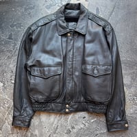 Black Lambskin Flight Jacket