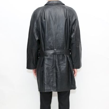 Black Leather Coat