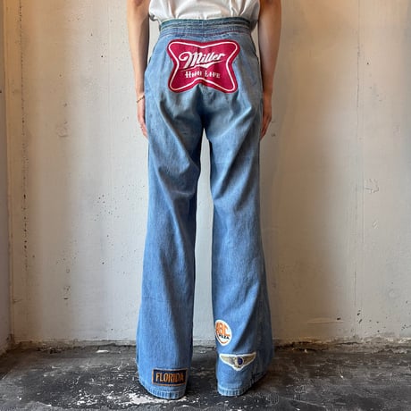 70s Flared Denim Pants