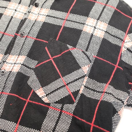 70s Vintage Flannel Check L/S Shirt