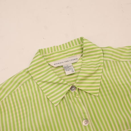Striped Silk L/S Shirt