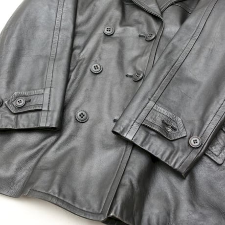 Black Leather Coat