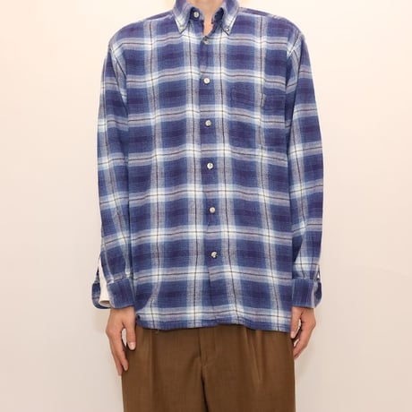 Ombre Check Flannel Shirt