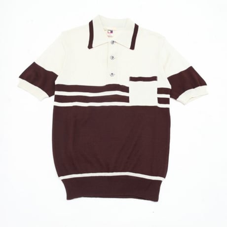 Euro Vintage Knit Polo Shirt
