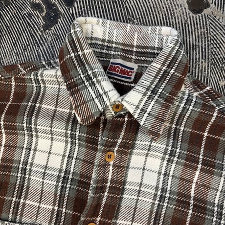 80s BIG MAC Cotton Heavy Flannel Shirt