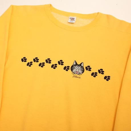Crazy Shirts Sweat Shirt "Kliban Cat" MADE IN USA