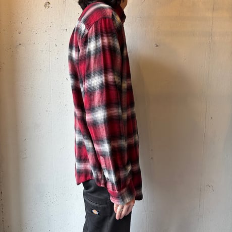 Croft＆Barrow Ombre Plaid Cotton Flannel Shirt