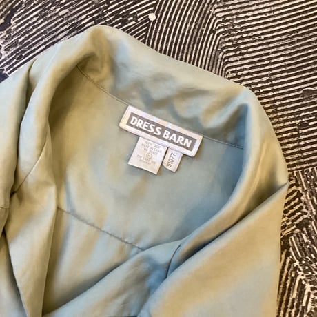 Open Collar Silk L/S Shirt