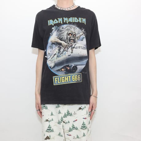 00s Iron Maiden "Flight 666" T-Shirt