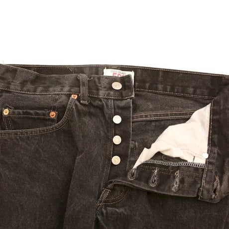 Levi's 501 Black Denim Pants MADE IN USA