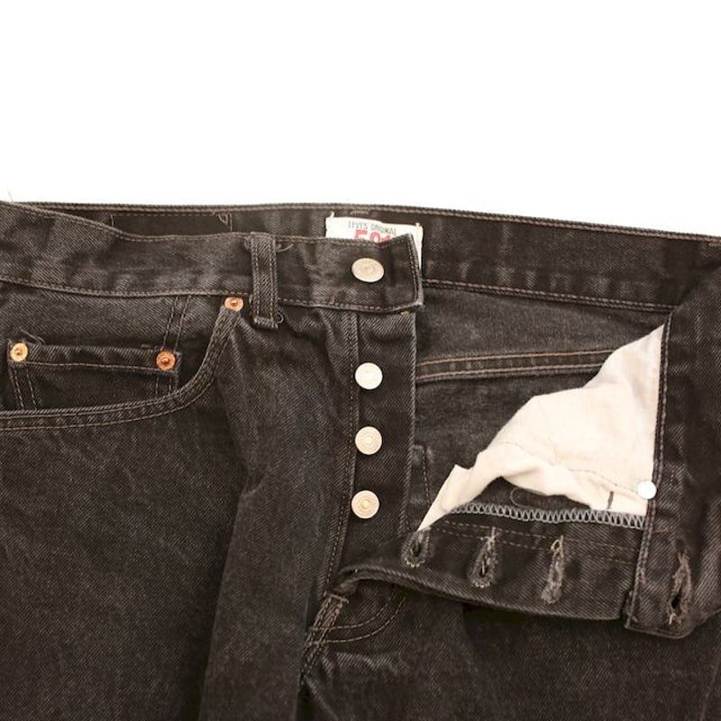 Levi's 501 Black Denim Pants MADE IN USA | Strato Levi's 501 Black Denim Pants MADE IN USA | Strato