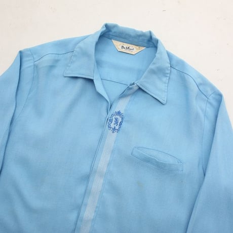 Da Vinci Open Collar Rayon Shirt