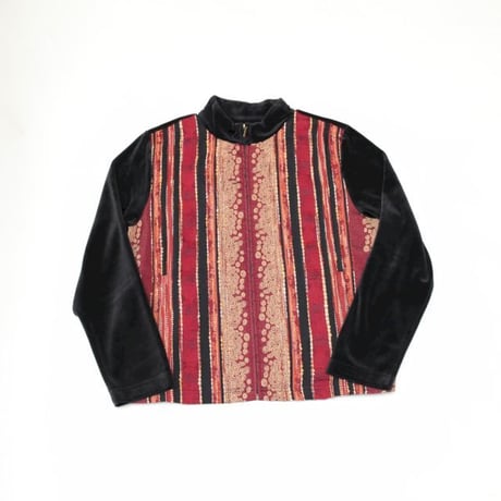 Embroidery Velour Jacket