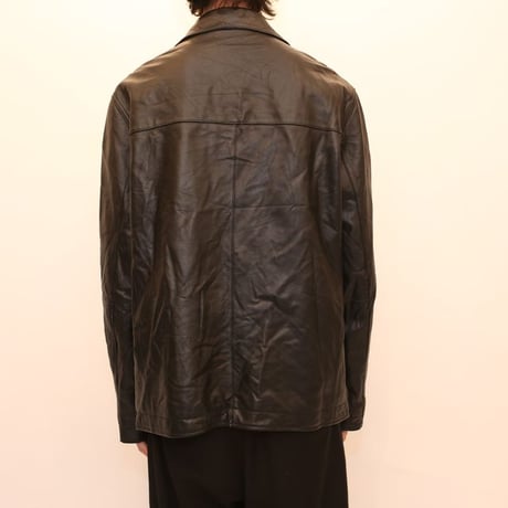 Perry Ellis Black Lambskin Jacket